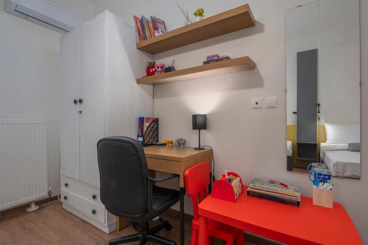 Estia Thessaloniki Apartment, Cozy, Spacious, Sunny, 2 Rooms-5 Beds ภายนอก รูปภาพ
