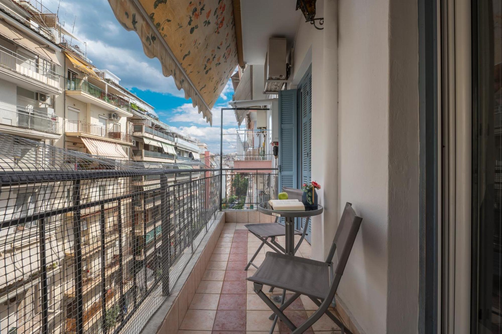 Estia Thessaloniki Apartment, Cozy, Spacious, Sunny, 2 Rooms-5 Beds ภายนอก รูปภาพ