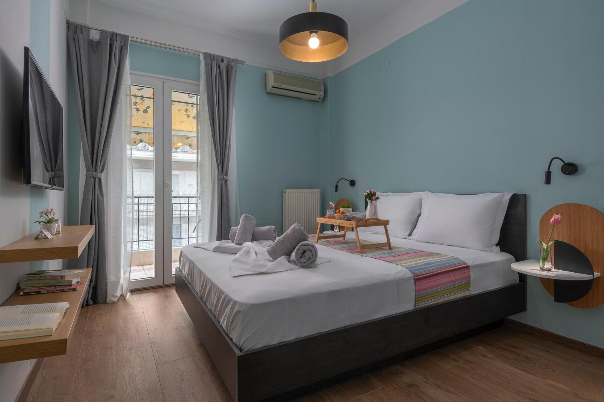 Estia Thessaloniki Apartment, Cozy, Spacious, Sunny, 2 Rooms-5 Beds ภายนอก รูปภาพ